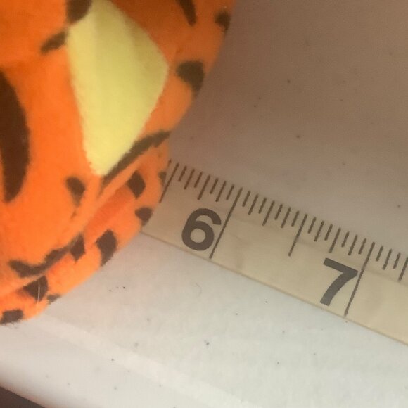 Vtg 2001 Disney Tigger Plush Stuffed Animal 5.5" Winnie the Pooh Hand Held - Picture 6 of 6